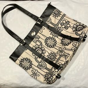 EUC American Tourister floral traveling tote bag